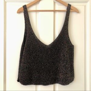 Multicolor Knit Tank - Metallic